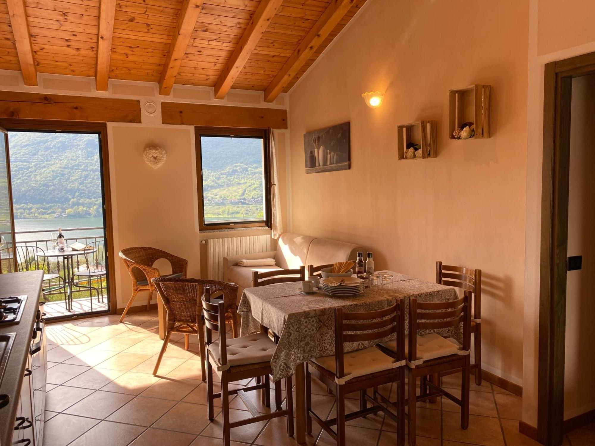 Casa Carla, Bis 4 Personen, Garten, Balkon Mit Blick Auf Den See Und Die Berge Кроне Экстерьер фото